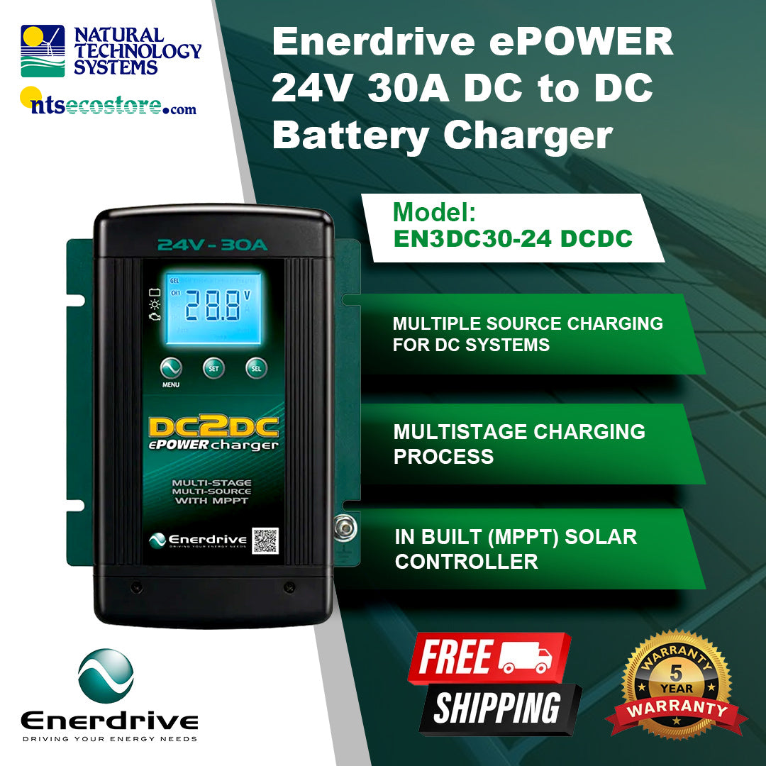 Enerdrive ePOWER 24V 30A DC to DC Battery Charger (EN3DC30 ...