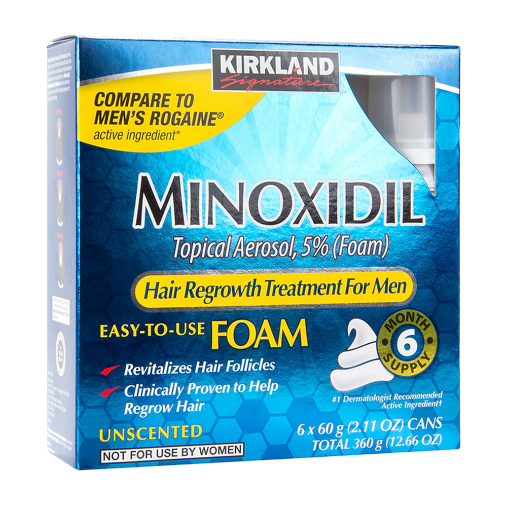 Kirkland Minoxidil Men Foam | Hair Loss & Hair Minoxidil