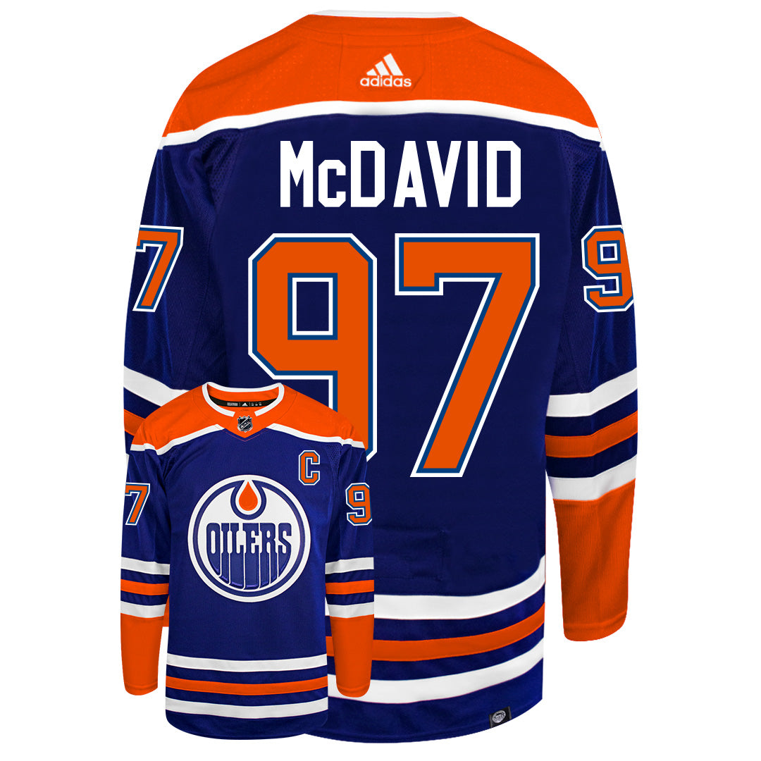 Connor McDavid Edmonton Oilers Signed Reebok Premier Draft Day Jersey with  *1st Pick 2015* Note - NHL Auctions