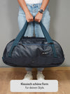 Reisetasche 60L blau Duffle Bag RIGEL Action Shot NORDKAMM