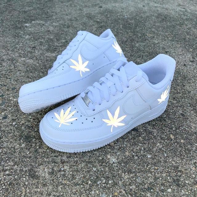 custom air force 1 weed