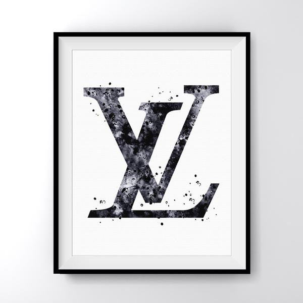 Louis Vuitton Poster Vintage Ad Wall Art Luxury Brand Poster 