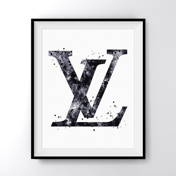 Louis Vuitton Logo Art Print Poster
