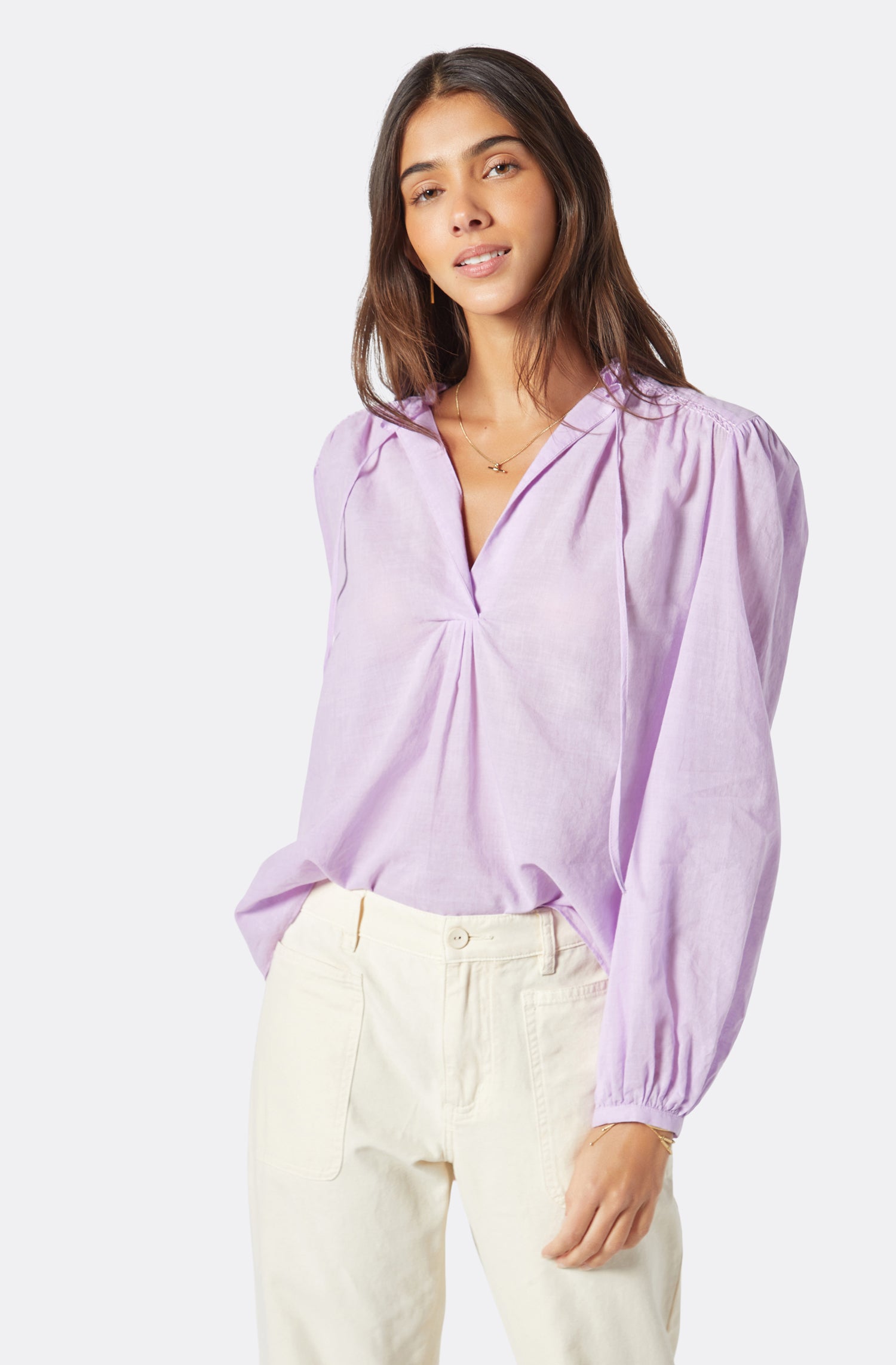Womens Clothing Tops Shirts Purple DSquared² Tulle Shirt in Lilac 