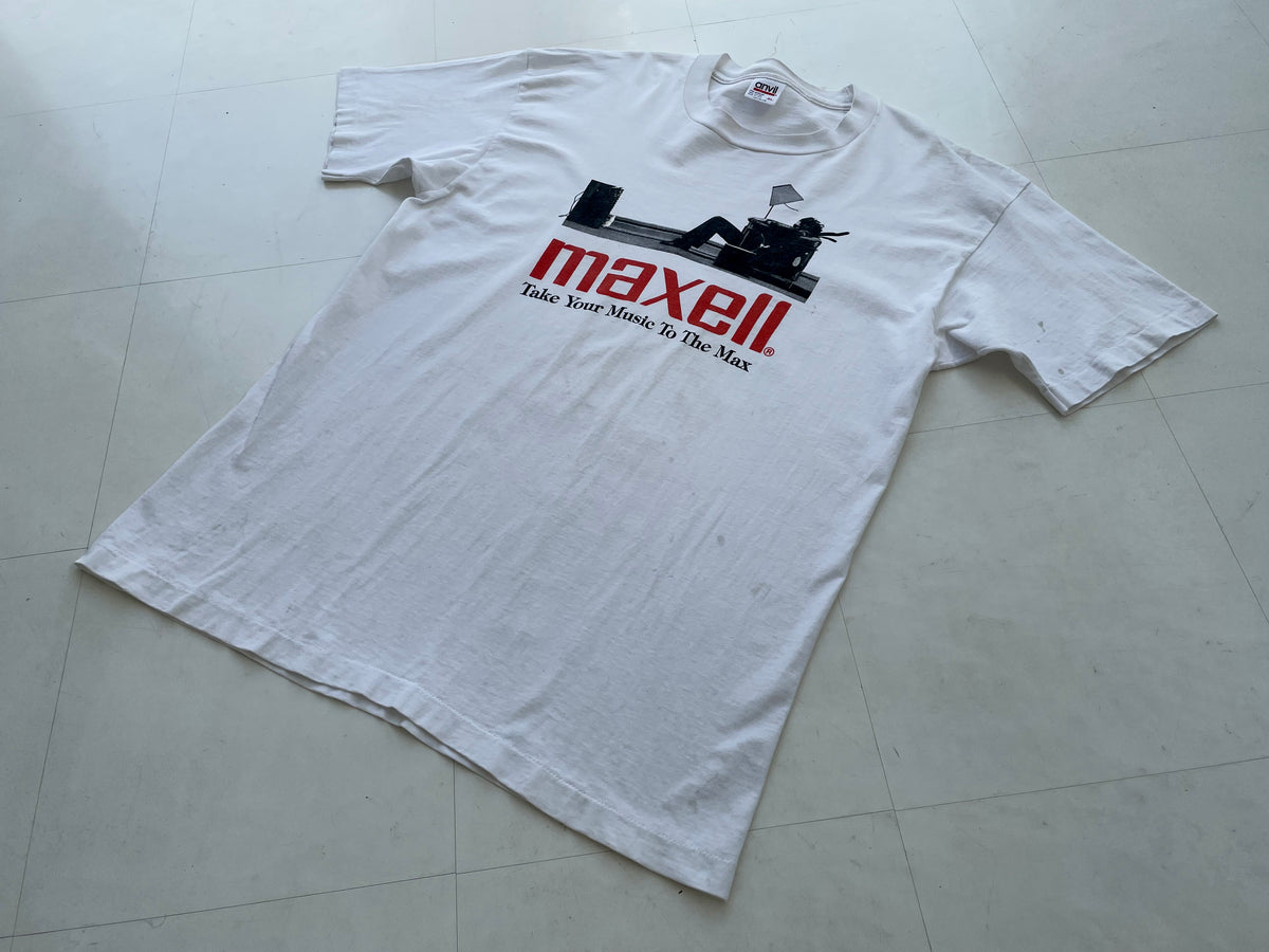 02ss OLD SUPREME maxell Tシャツ XL マクセル 初期 - Tシャツ