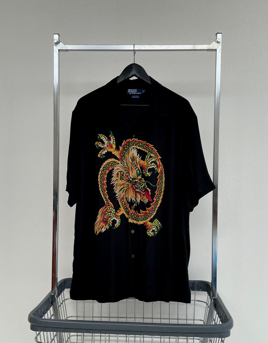 90s Vintage Polo RalphLauren CLAYTON “Dragon”Rayon