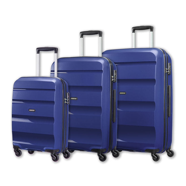 american tourister bon air 3 piece hardside suitcase set