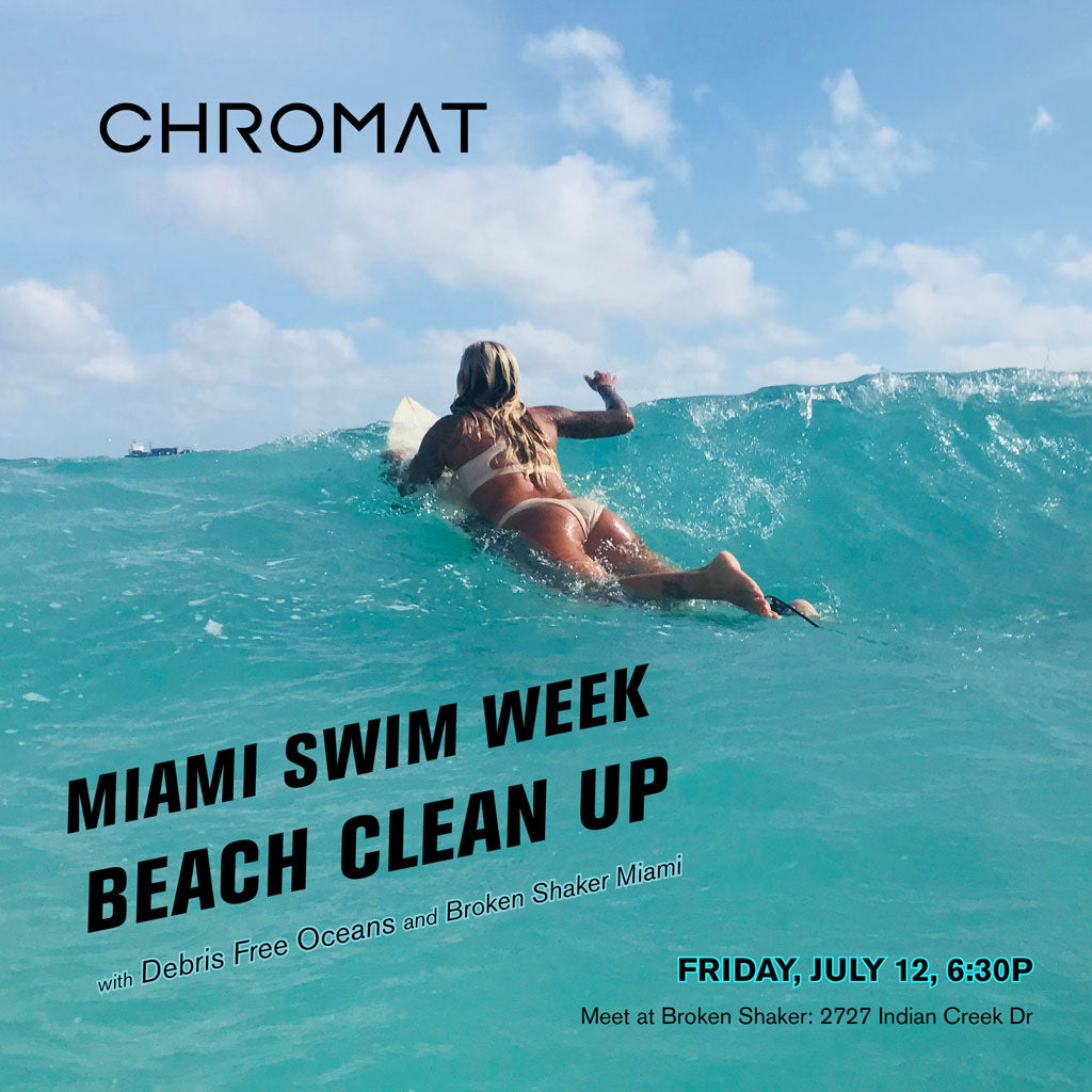 Chromat Miami Swim Week Beach Clean Up