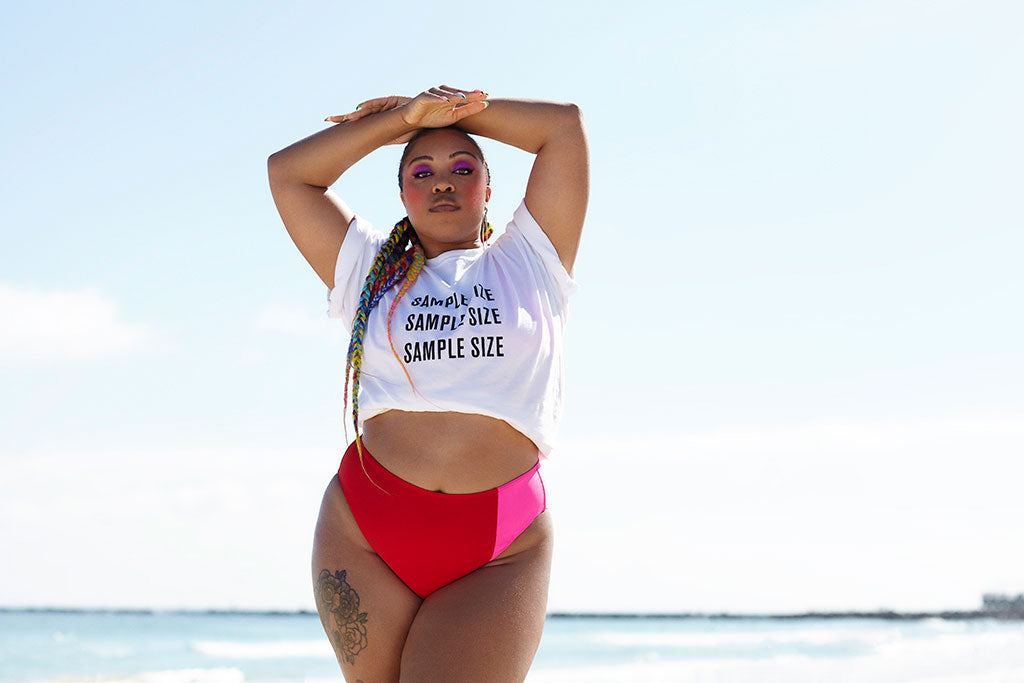 black girl magic inclusive swimwear beach sun surf