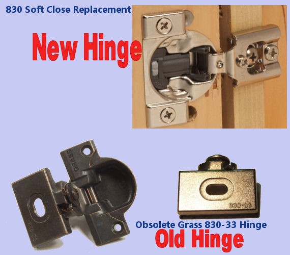 Grass 839-04 839-05 839-06 Replacement hinges with SOFT CLOSE Sold as Pairs