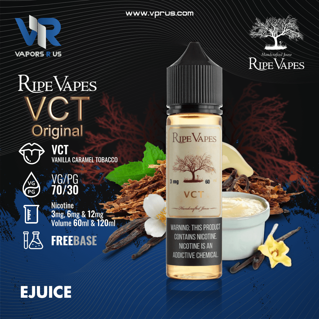 新ラベル RIPE VAPES VCT 120ml VAPE リキッド タバコグッズ