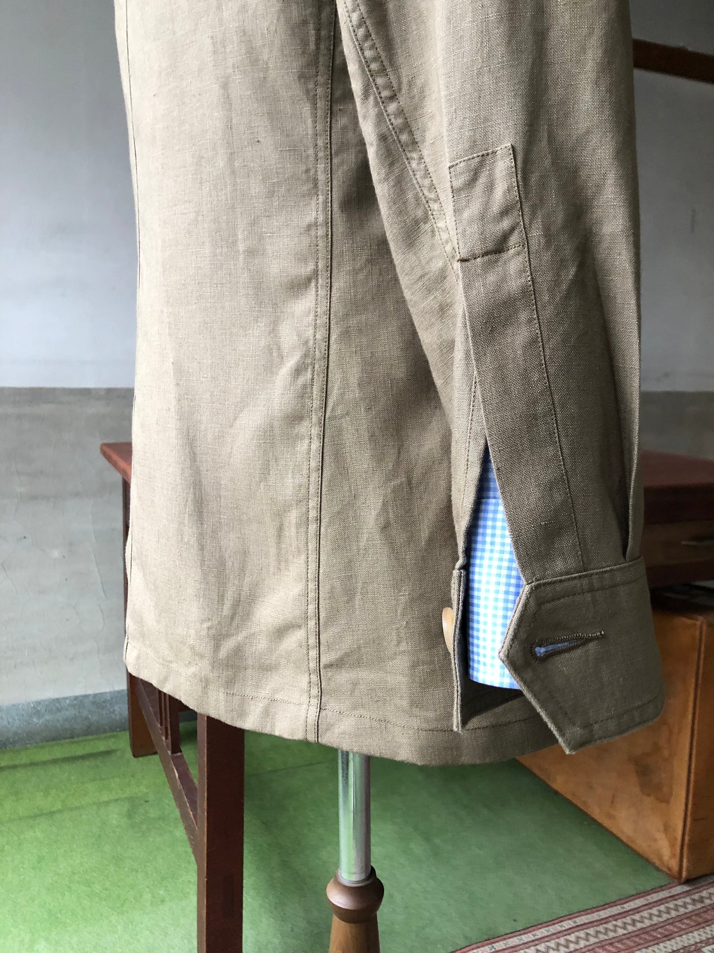 LES LESTON Linen safari