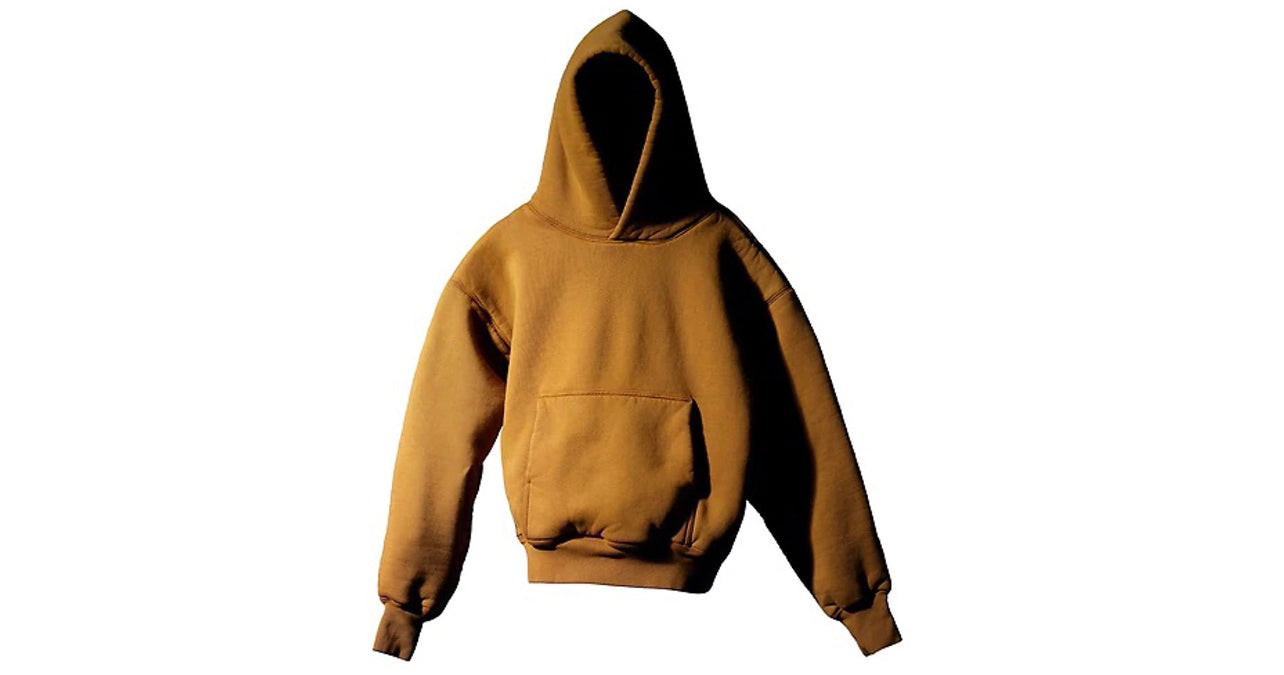 gap yeezy brown hoodie