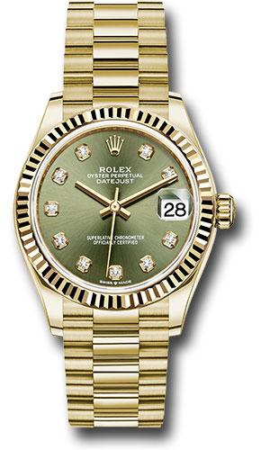 datejust yellow gold met presidential bracelet