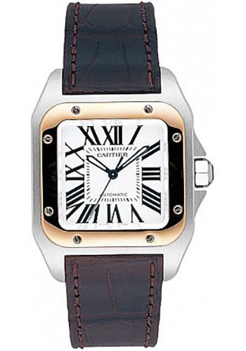 cartier santos 100 metal strap