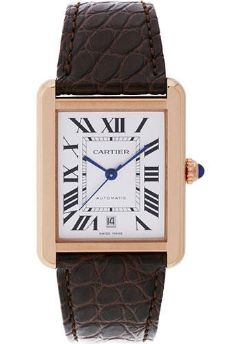 cartier tank solo xl pink gold