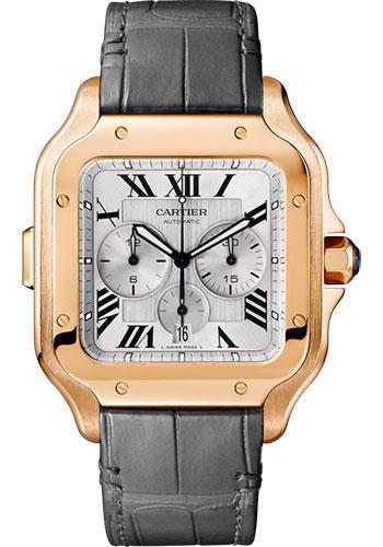 cartier santos pink gold