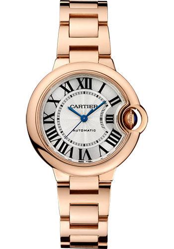 cartier ballon bleu 33mm pink