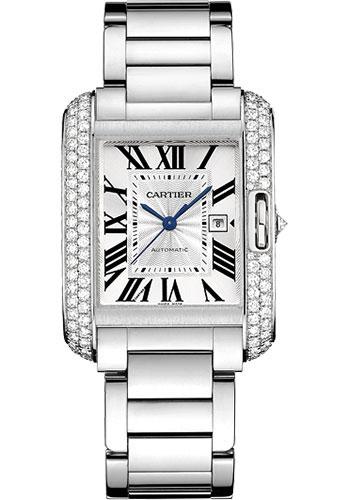 cartier tank anglaise white gold