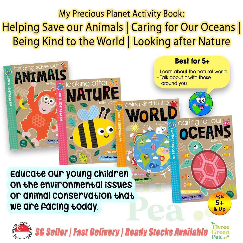 Children Education and Activity Book Being Kind to the World / Helping