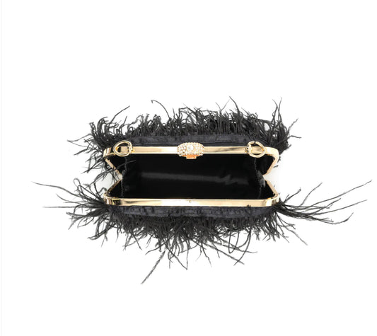 Feather Evening Bag