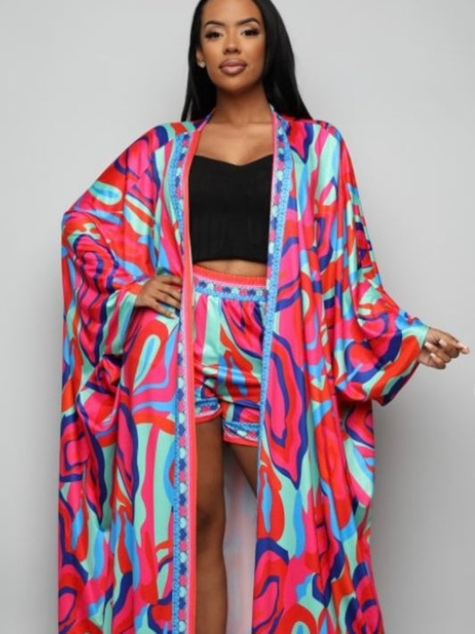 Alia Kimono Short Set