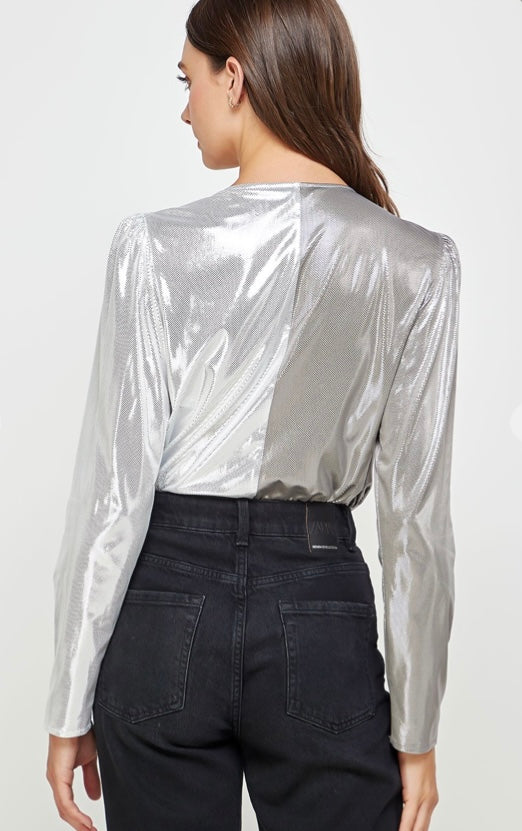 Sharon Metallic Bodysuit