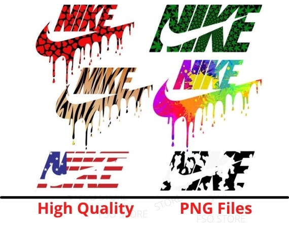 Reina Supermercado en cualquier momento Nike Drip Sport logo Design 8 PNG files – Family Supply Digitals