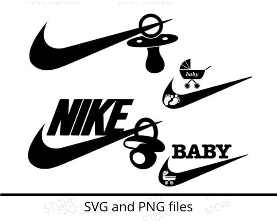 Nike Sport Logo Pacifier Design SVG 