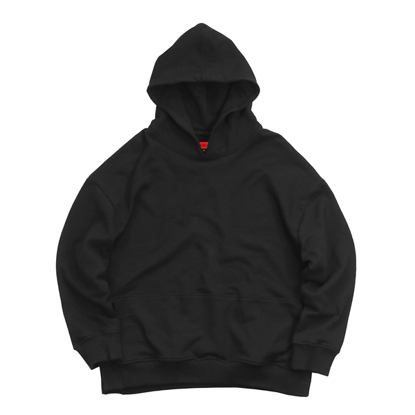 black oversized hoody