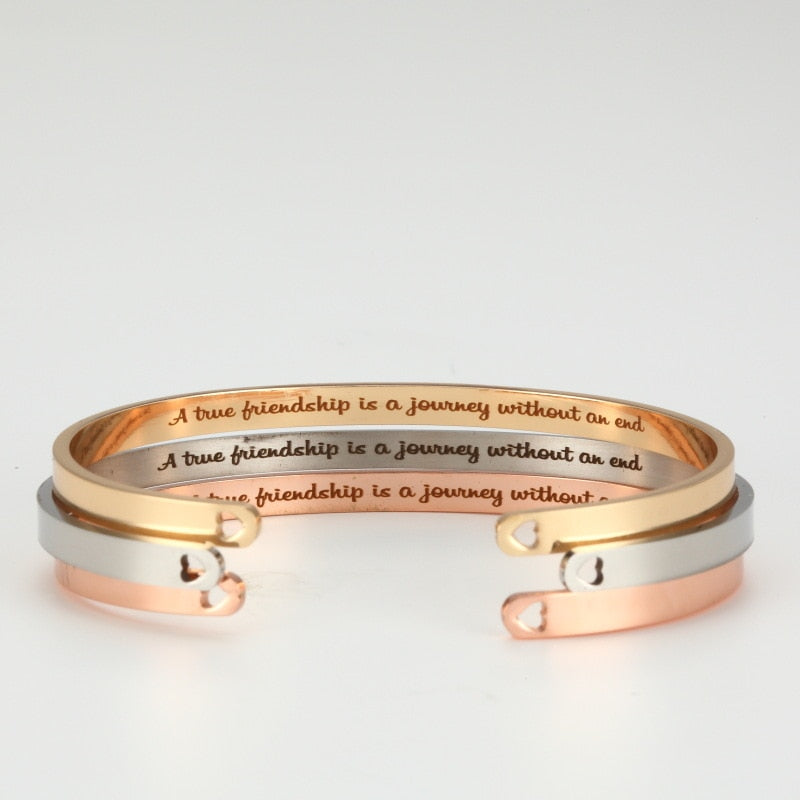 Coordinates Cuff Bracelet