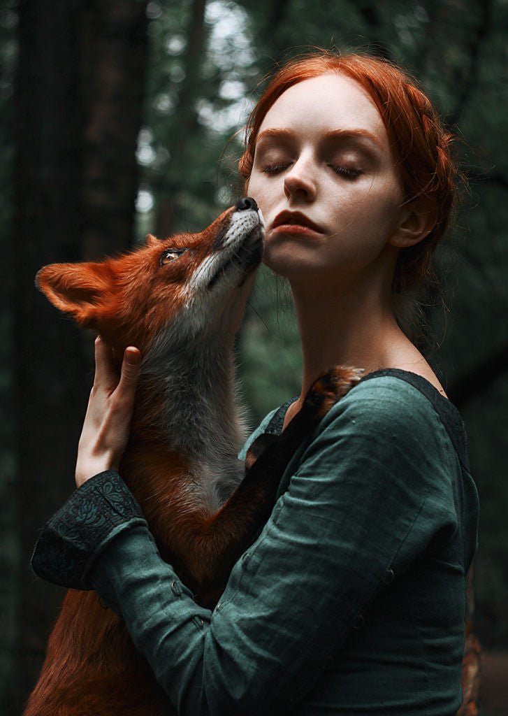 Olga Moskvina and Alice, the Fox by Alexandra Bochkareva