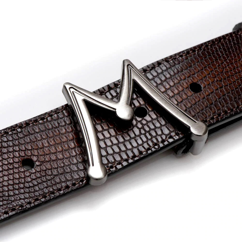 INC International Concepts Womens Lizard Interlock Adjustable Belt