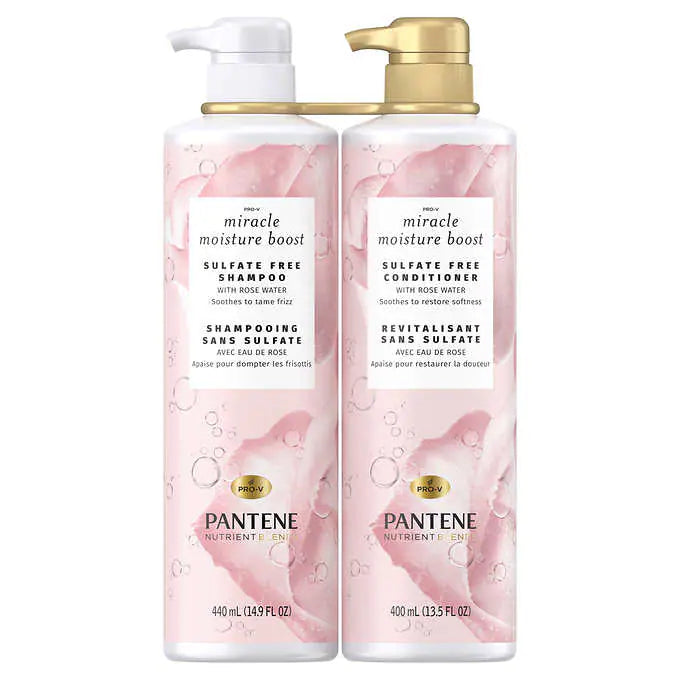 pantene moisture boost shampoo rose water