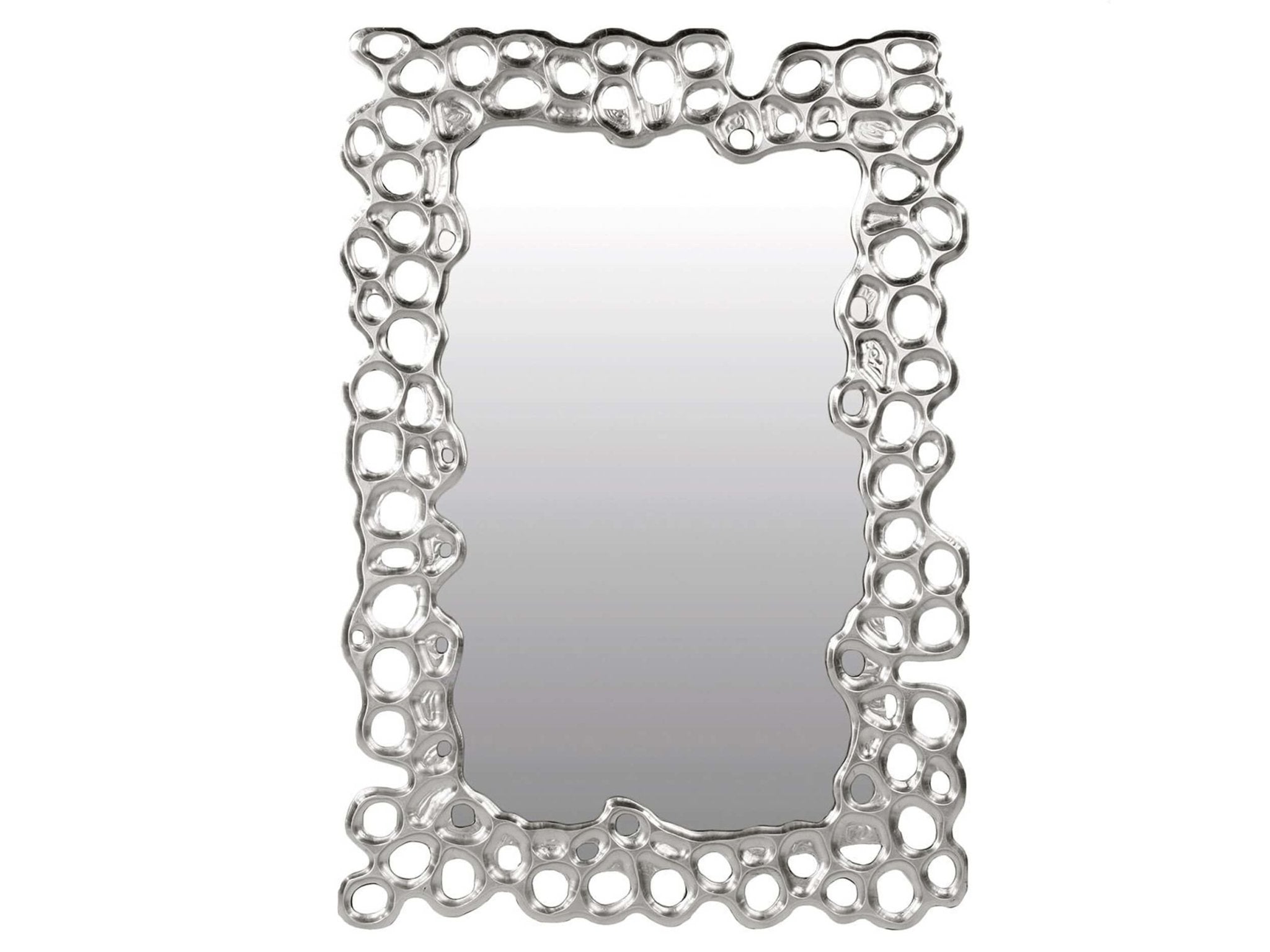 Garantie kwaadaardig Beschikbaar Wandspiegel Zilver | Bubble | L. 100 cm | Esentimo