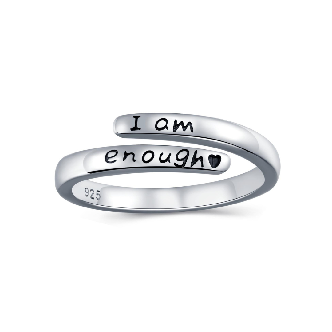 een andere biologisch versnelling I Am Enough Ring – Love&Crafted