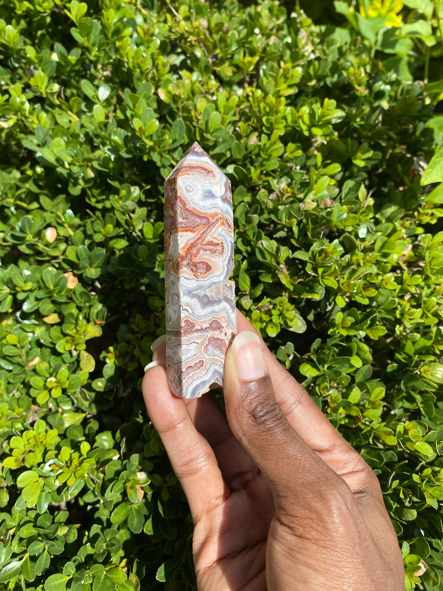 Mexican Stone Tower (Mexican Lace Agate)