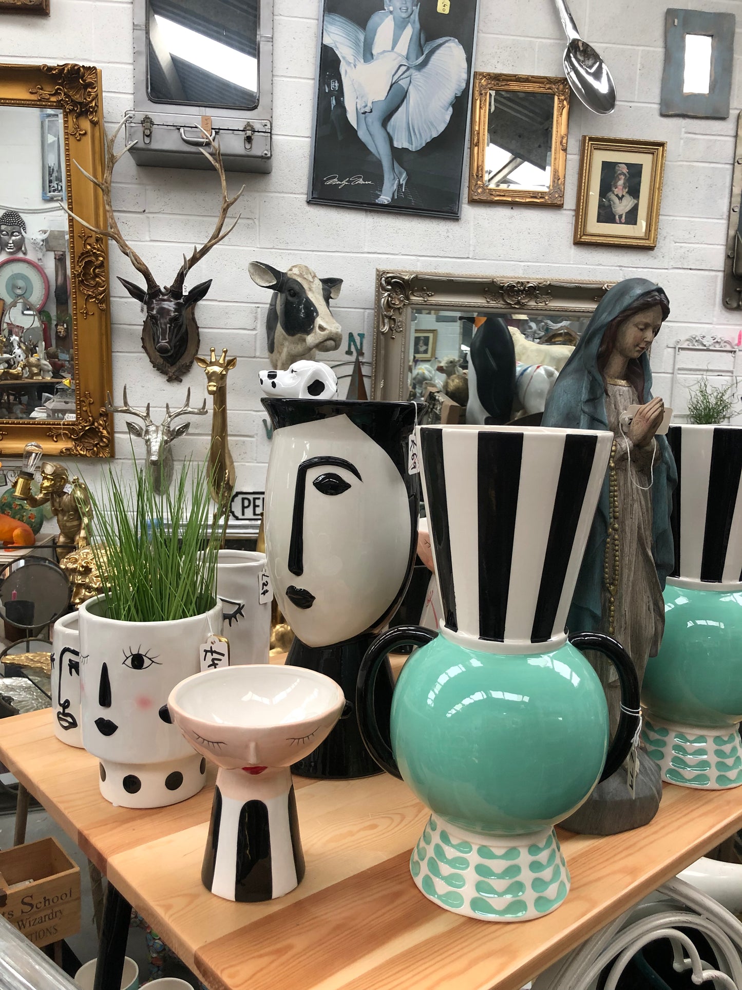 Black and White Vase