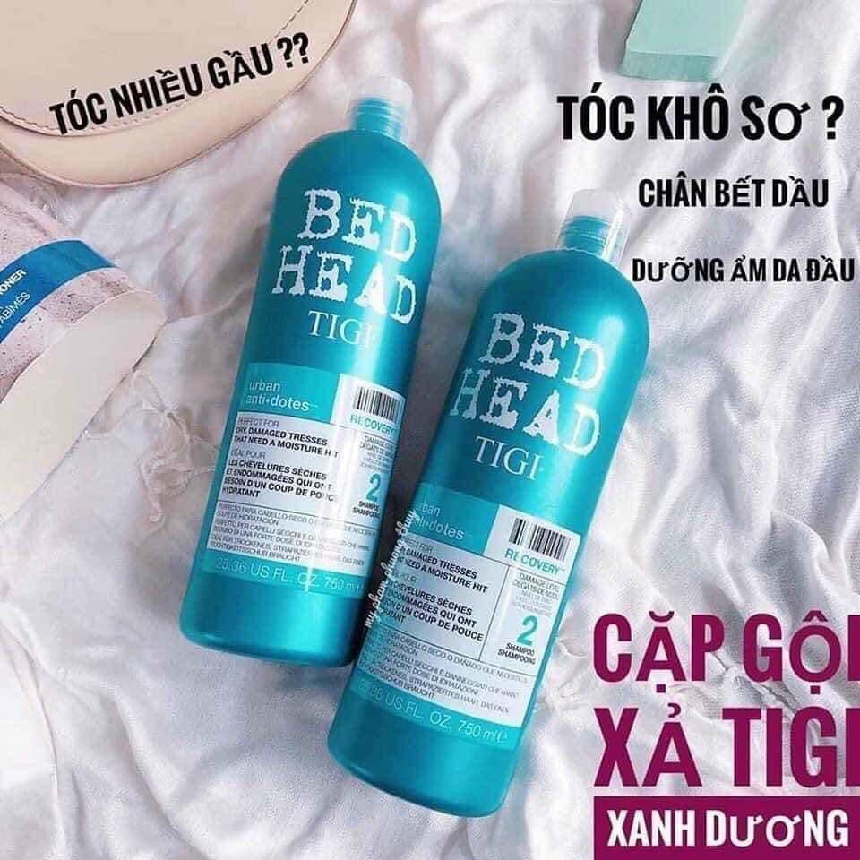 dầu gội bed head xanh