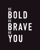 Bold Brave You Flowy V Neck