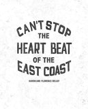 CAN'T STOP THE HEARTBEAT Unisex Triblend Eco-Jersey Football T-Shirt