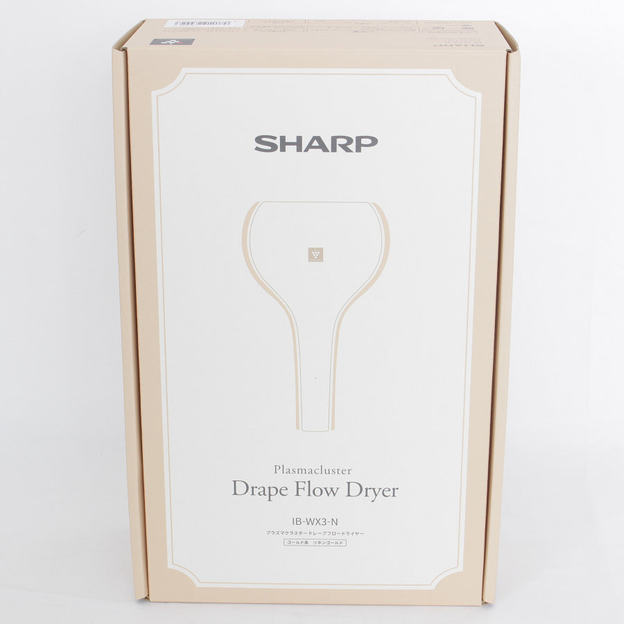 Plasmacluster Drape Flow Dryer リネンゴールド-silversky