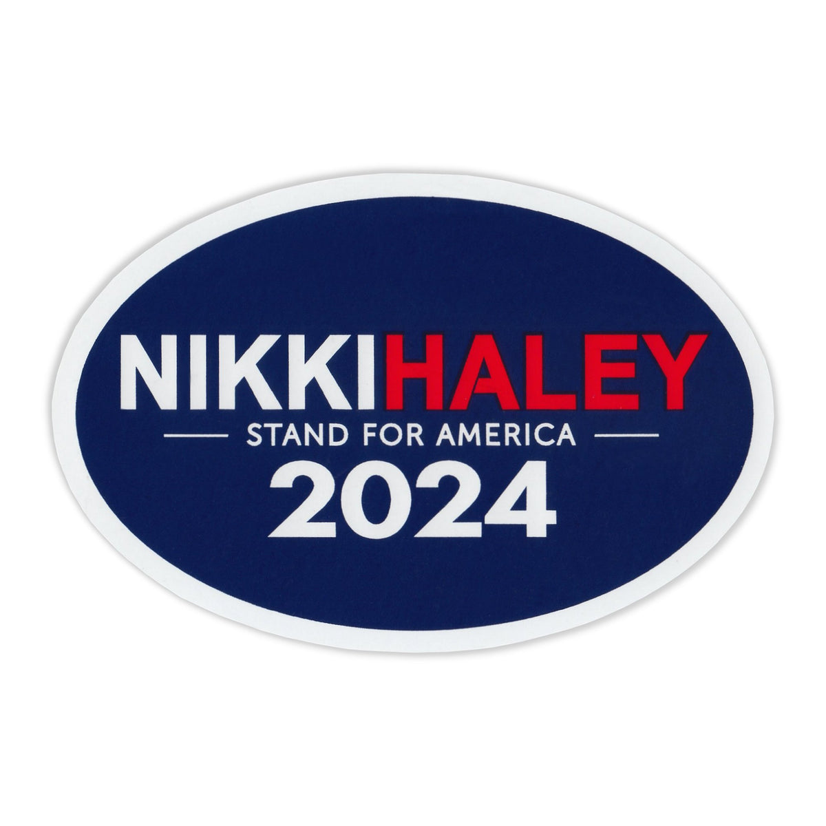 Nikki Haley 2024 Bumper Sticker Stand For America Bumper Sticker