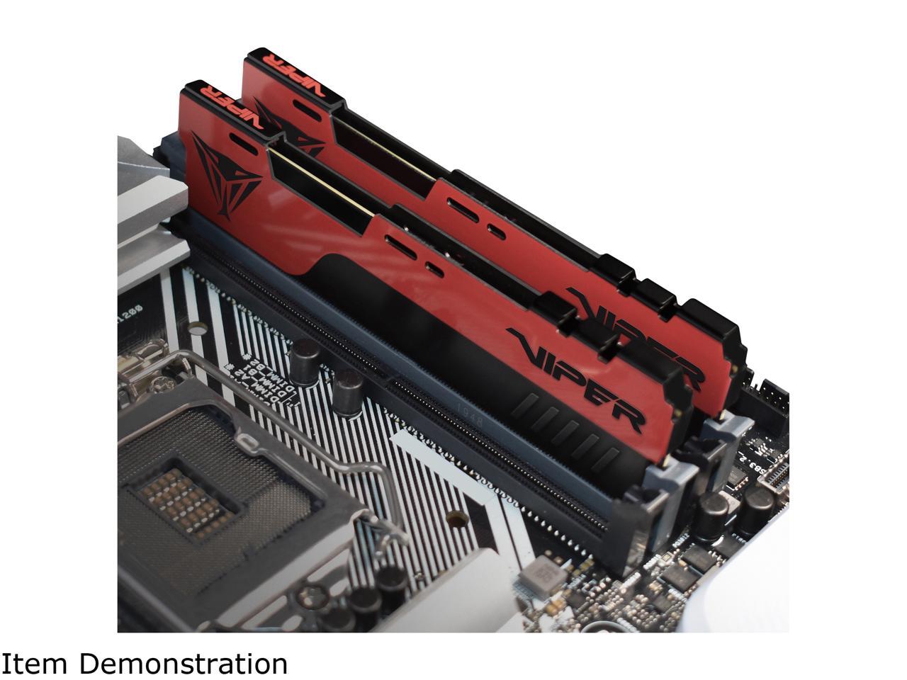 Patriot Viper Elite II 4GB DDR4 2666 (PC4 21300) Intel XMP 2.0 Desktop Memory Model PVE244G266C6