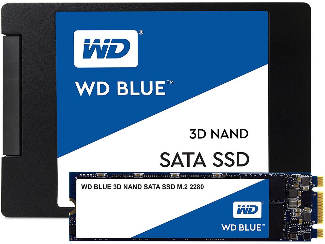 WD Blue 3D NAND 2TB Internal SSD - SATA III 6Gb/s M.2 2280 Solid State Drive - WDS200T2B0B