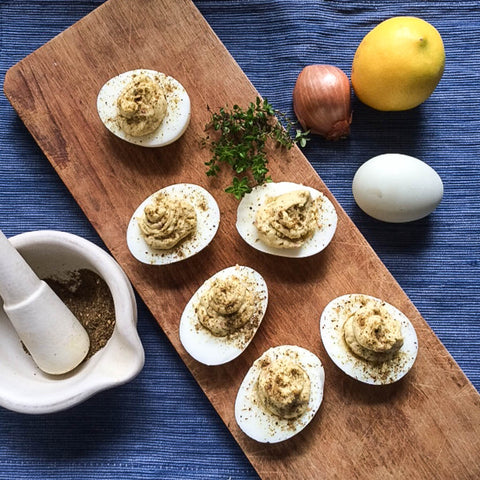 Deviled Eggs with Zahtar