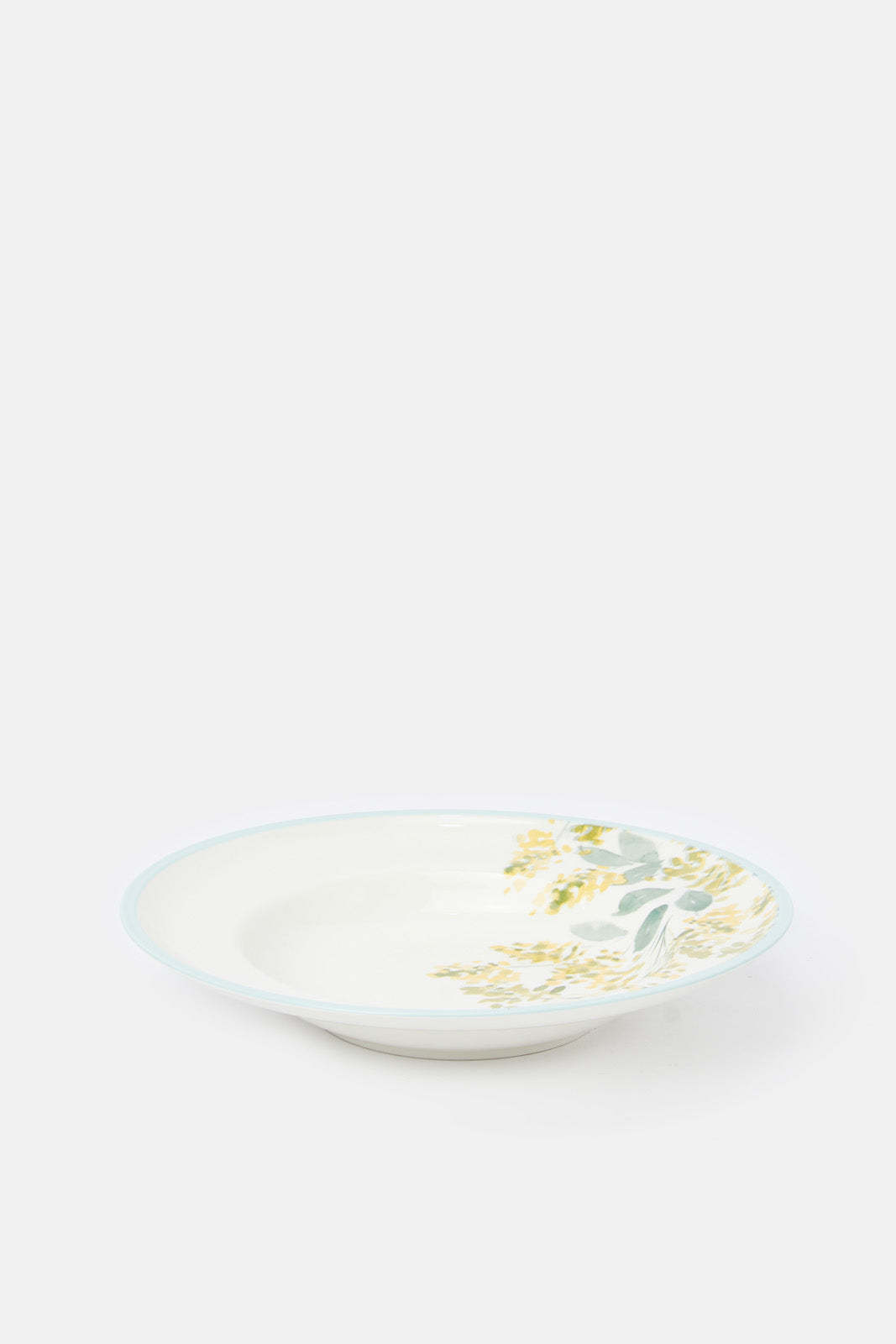 

Cream Floral Print Soup Plate