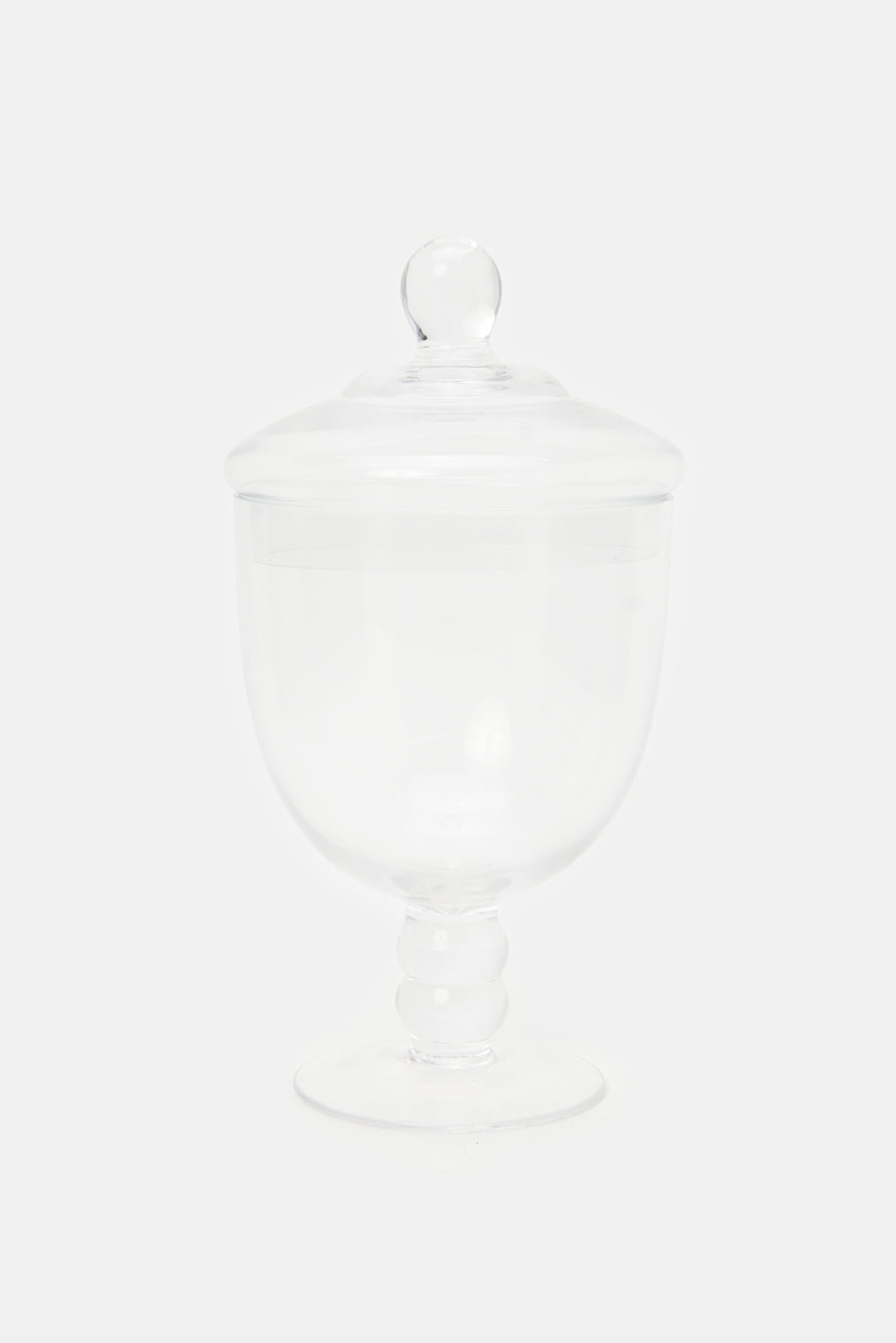 

Clear Glass Candy Jar With Lid (2 Piece)