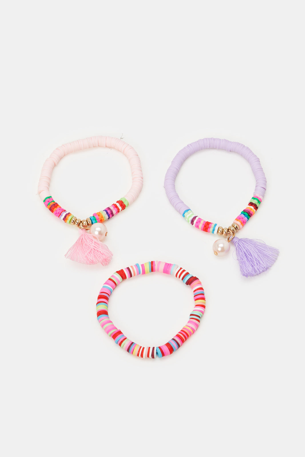 

Girls Assorted Embellished Bracelet Set (Pack of 3)