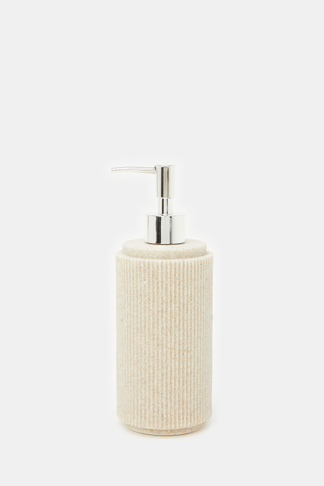 

Beige Embossed Lotion Dispenser